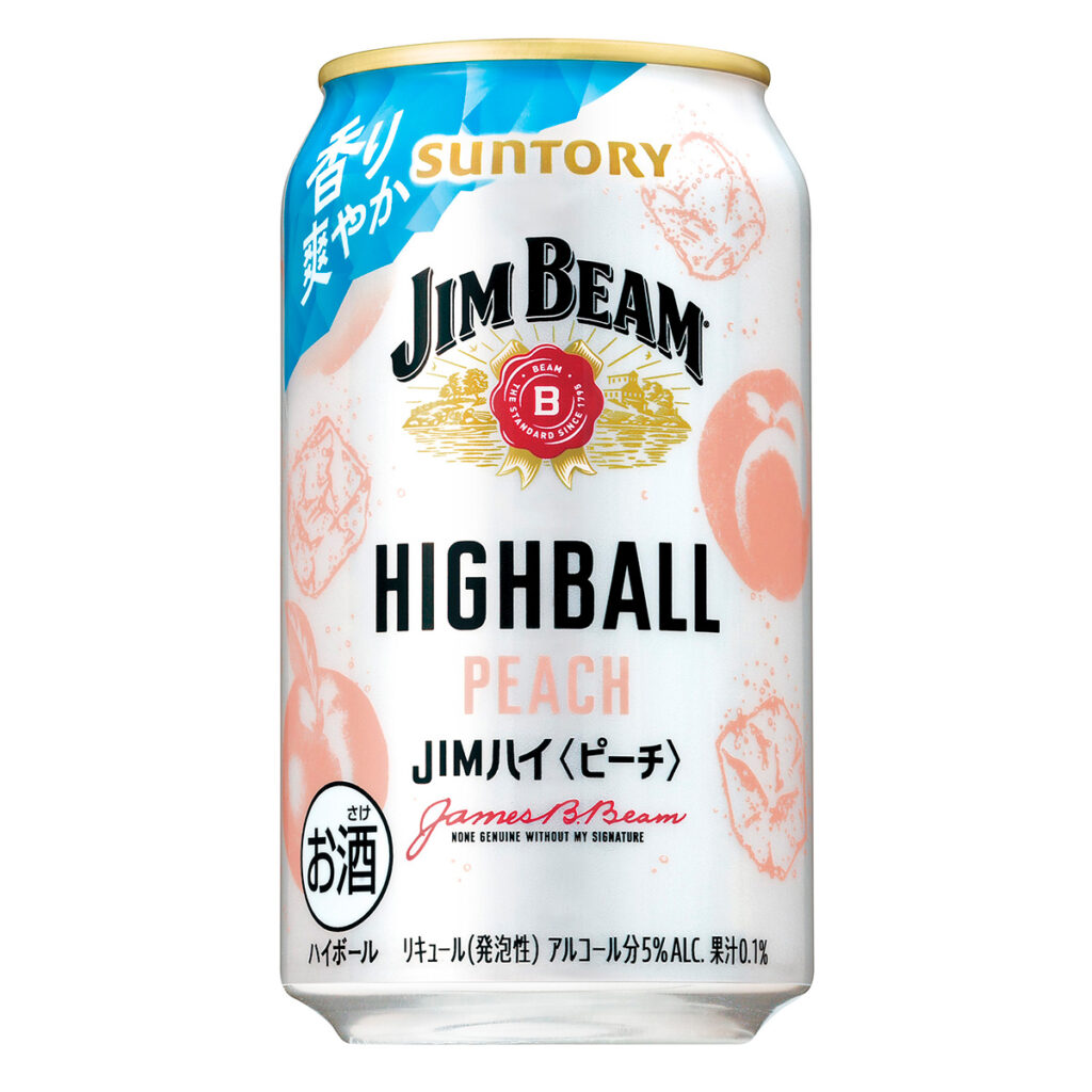 ジムビーム ハイボール缶〈ピーチハイボール〉