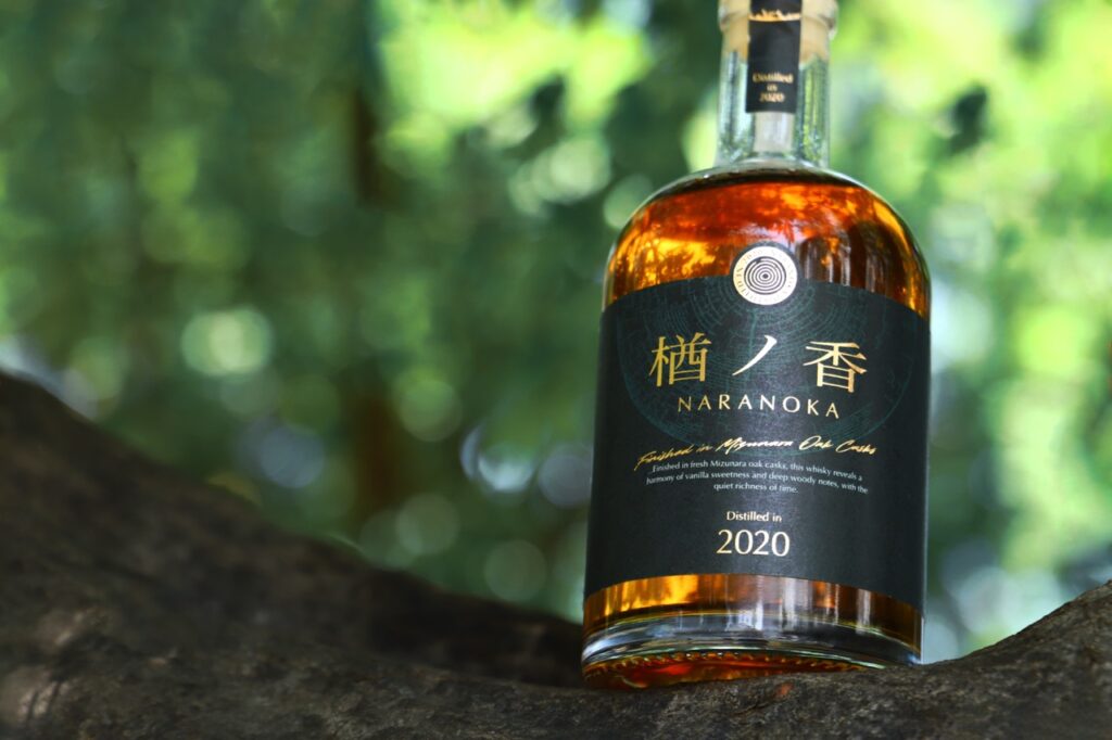 【ニュース】クランド、神戸蒸溜所のミズナラ新樽で仕上げた5年熟成ウイスキー「楢ノ香 -naranoka-」を5月27日より限定抽選販売